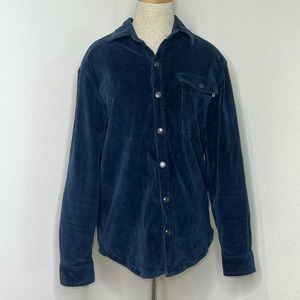 🔹 Purnell Santa Barbara Work Wear Corduroy Fleece Lined Shacket